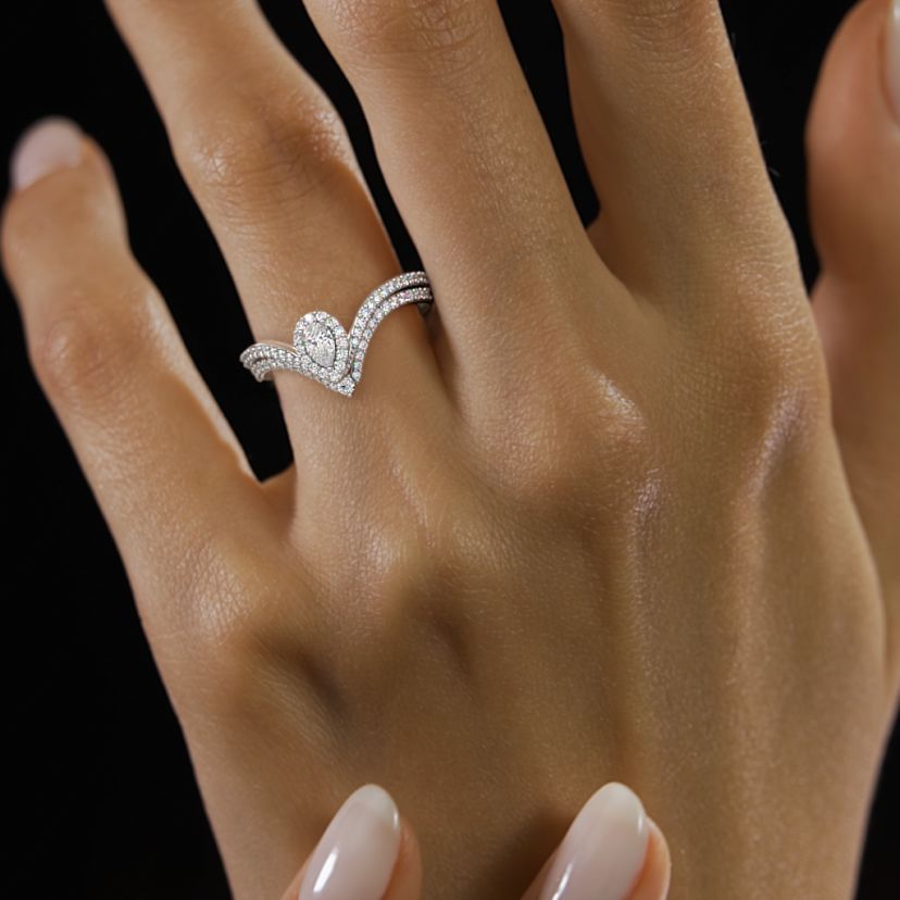 The Aimer Bridal Ring Set - image 4