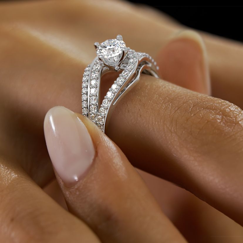 The Gecesi Bridal Ring Set - image 6