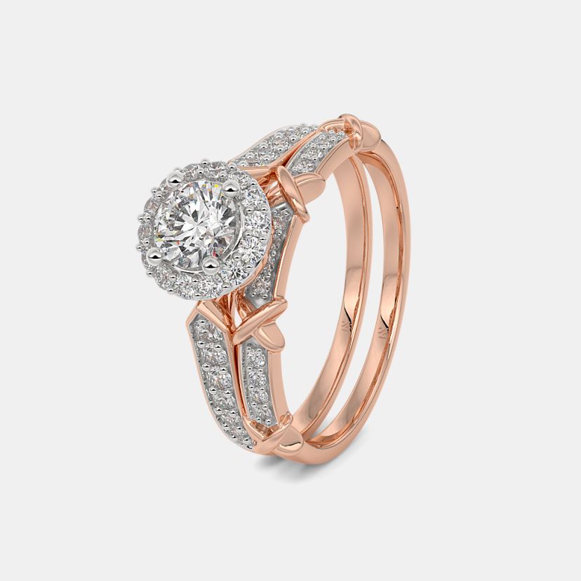 The Rosavelle Bridal Ring Set - image 1