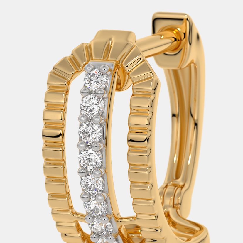 The Linare Huggie Earrings - image 4