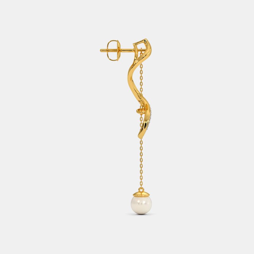 The Twirl Around Ribbon Dangler Earrings - image 6