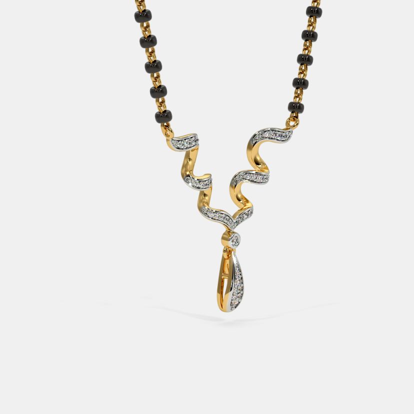 The Fold of Elegance Mangalsutra Pendant - image 6