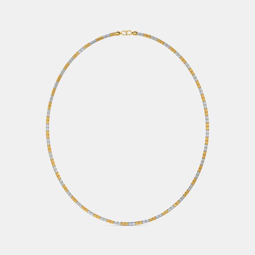 The Shaira Gold Chain - Angle View 2