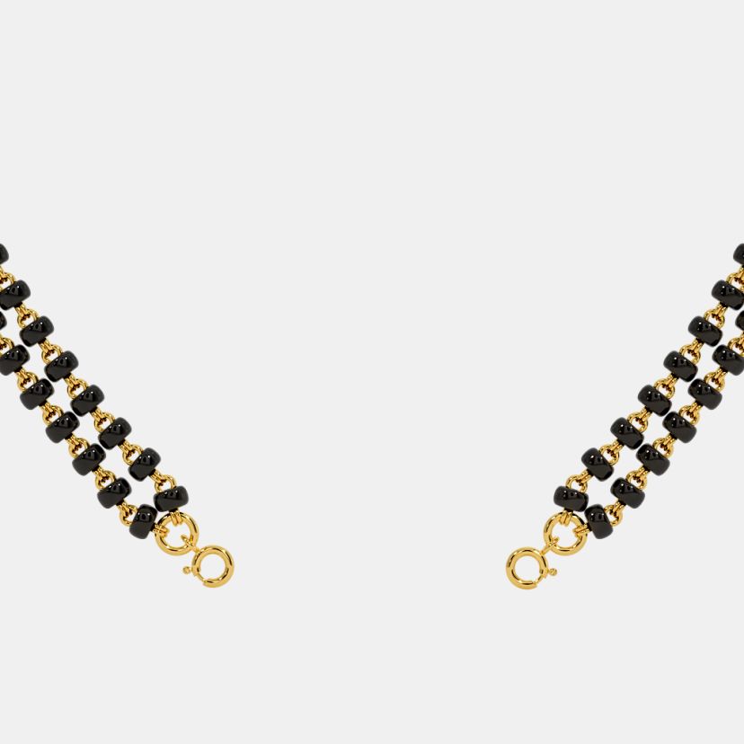 The Mangalsutra Double Line Open Chain With Lock - image 4