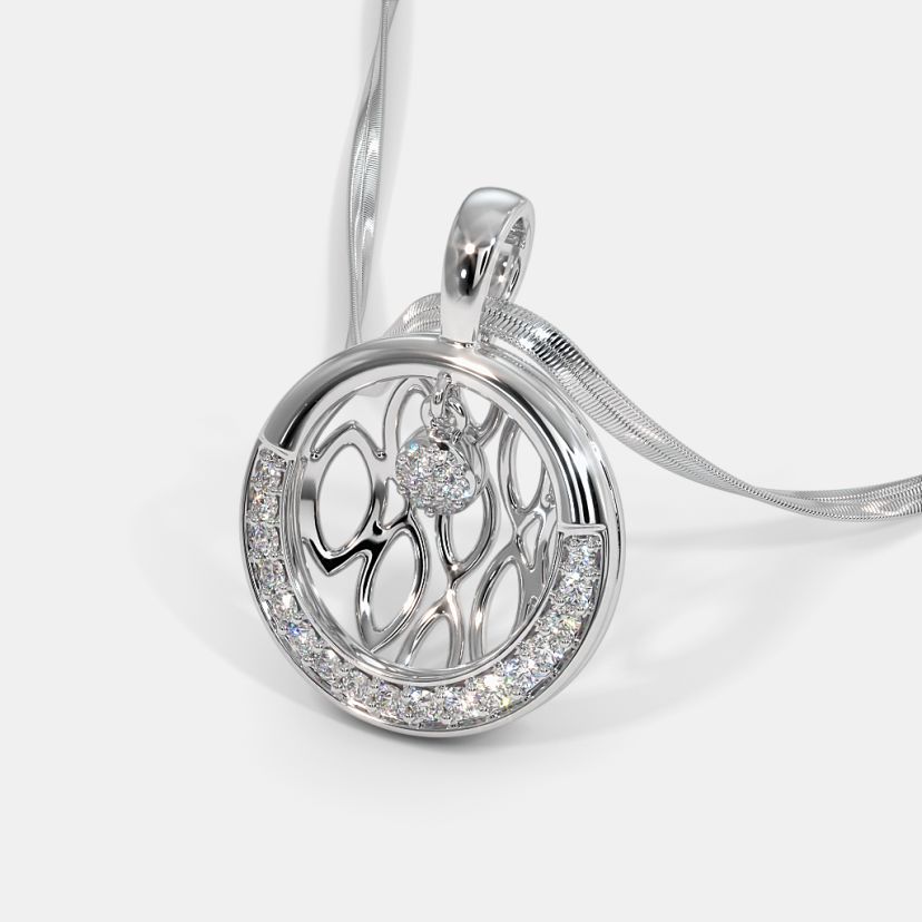 Platinum pendant online sale