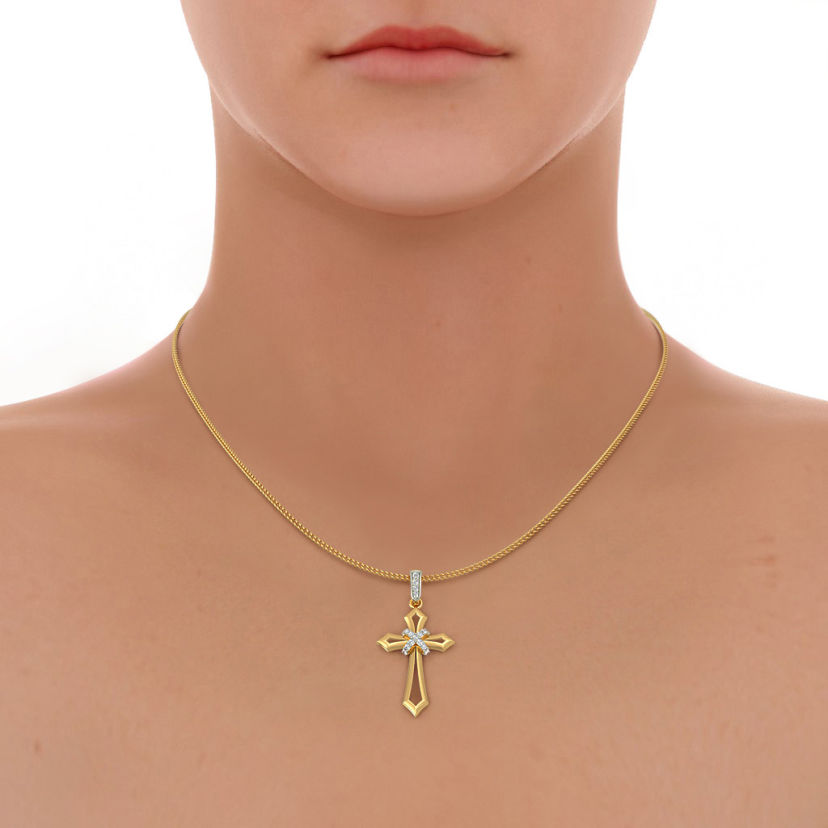 The Aron Cross Pendant - HD View