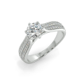 Preset Solitaire Rings