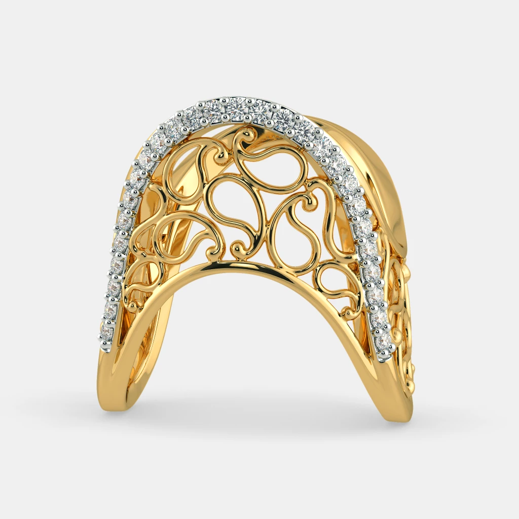 The Amaya Paisley Ring | BlueStone.com