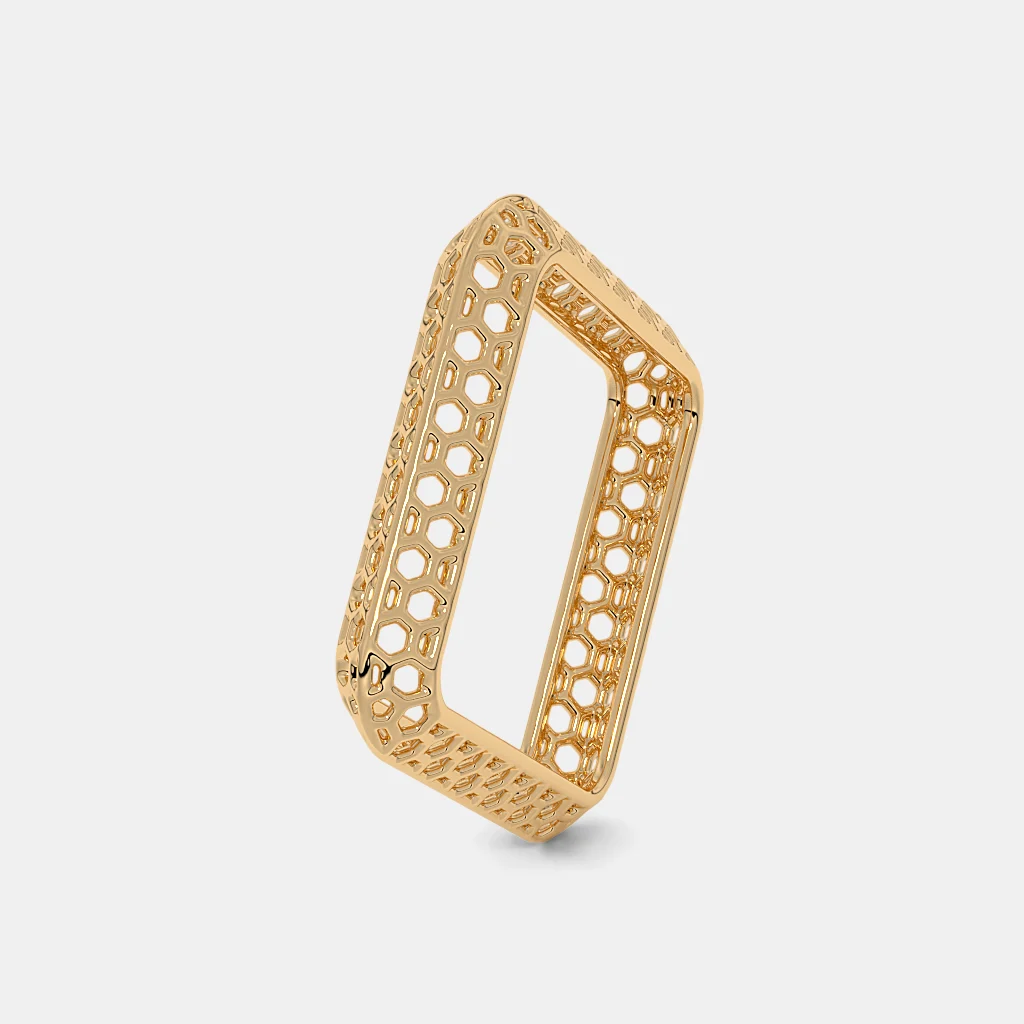The Aurivera Geometric Ring alternate view 1