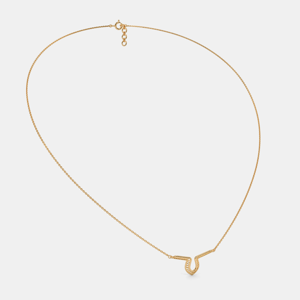 The Atch Shape Pendant Necklace | BlueStone.com
