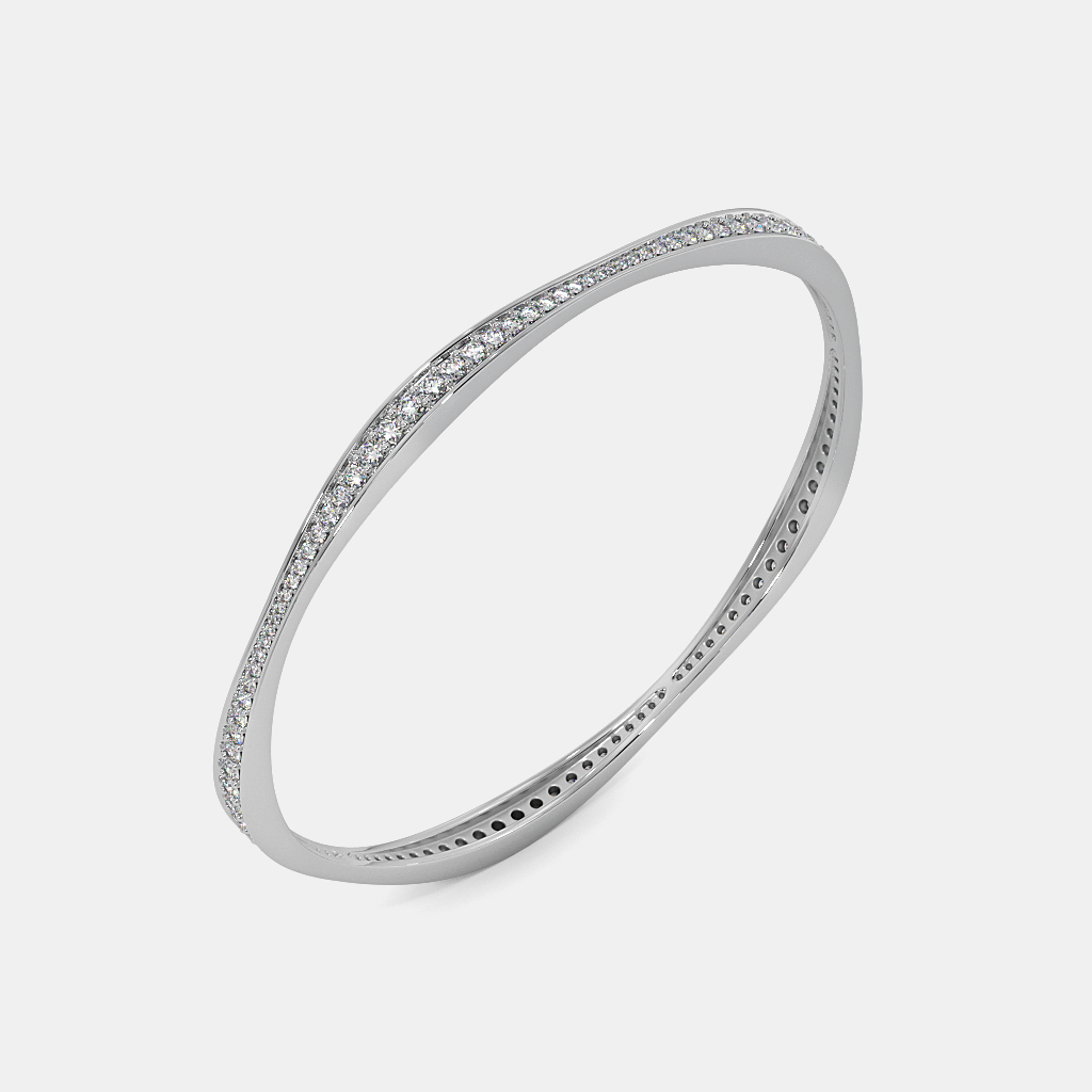 The Aqualis Eternity Round Bangle