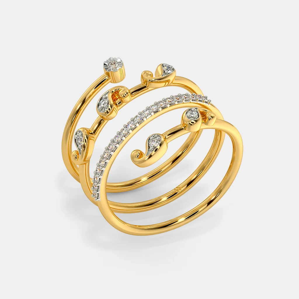 The Iravati Spiral Ring alternate view 1