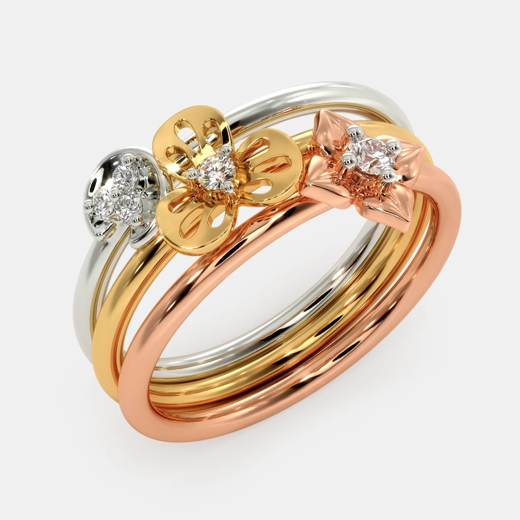 The Aille Stackable Ring alternate view 1