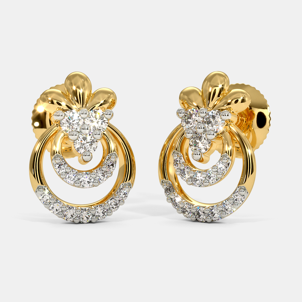 The Amalia Stud Earrings | BlueStone.com