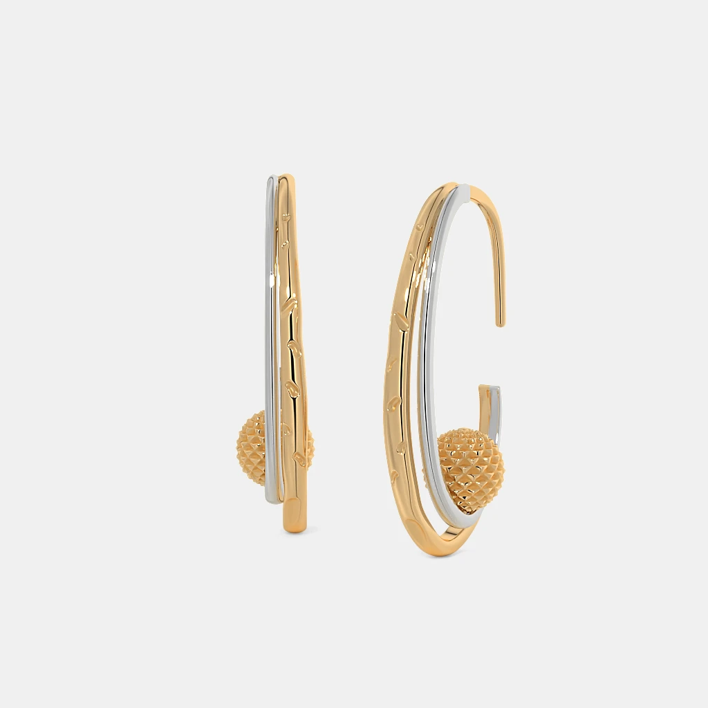 The luzelka J Hoop Earrings