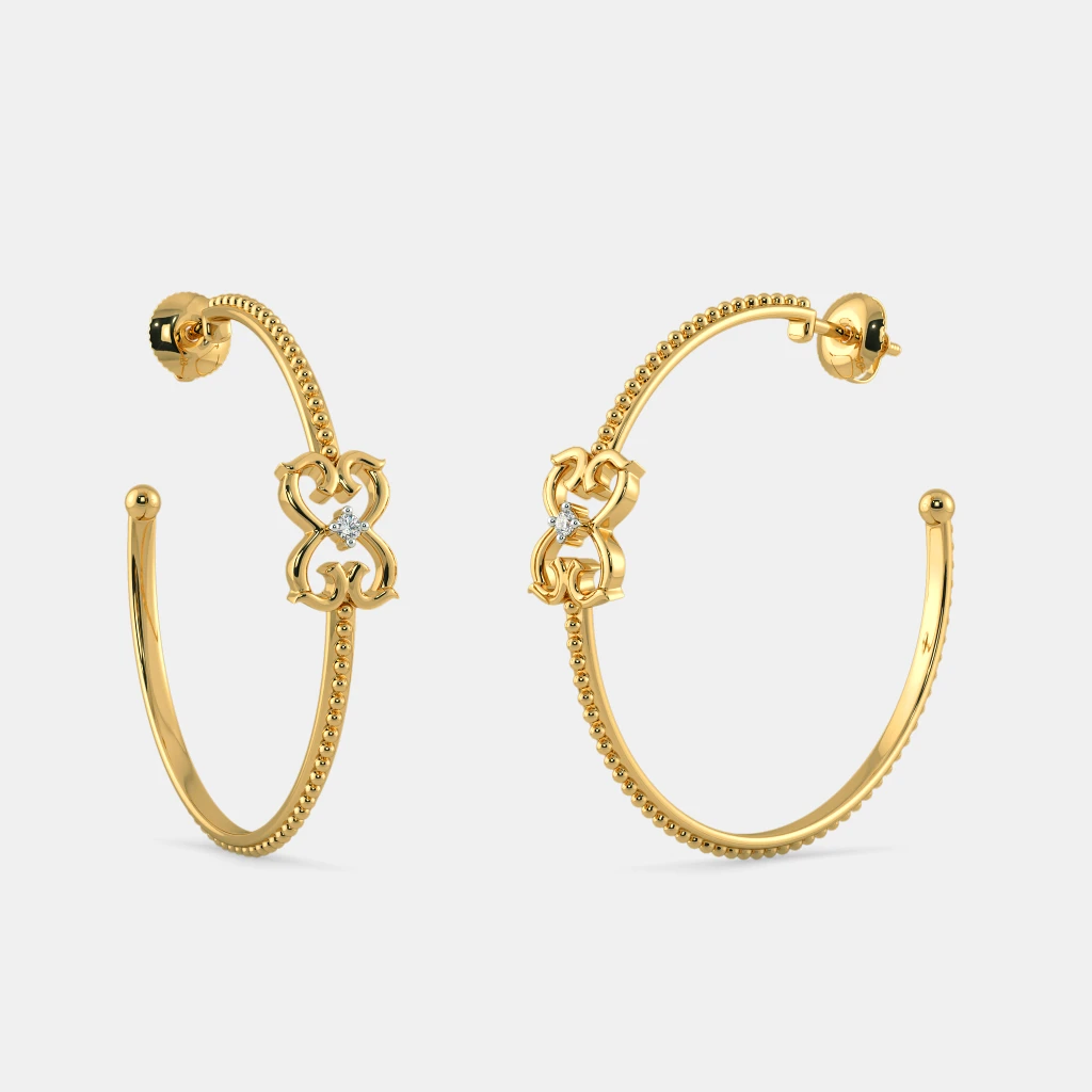 The Signet Hoop Earrings