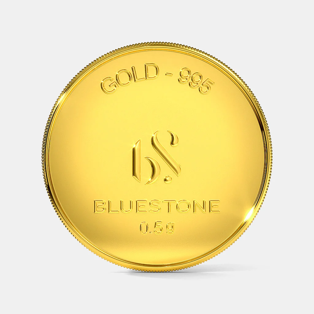 500 milligram 24 KT Gold Coin