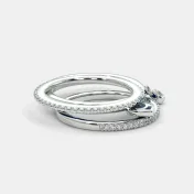 The Shelley Cloud Stackable Ring - thumb 8