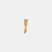 The Torsion J Hoop Earrings - thumb 7