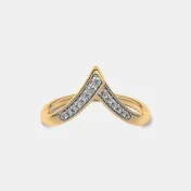The Carla Chevron Ring - thumb 7