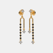 The Sohum Dangler Mangalsutra Earrings - thumb 1
