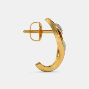 The Haelyn J Hoop Earrings - thumb 7
