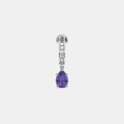 The Acelina Dangle Hoop Earrings - thumb 4