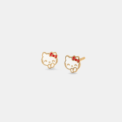 The Shining Hello Kitty Stud Earrings - thumb 1