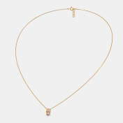The Trio Ring Pendant Necklace - thumb 3