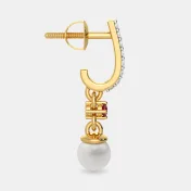 The Deema J Hoop Earrings - thumb 6