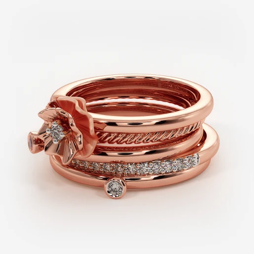 Buy 50+ Stackable Rings Designs Online | BlueStone.com - India's #1 ...